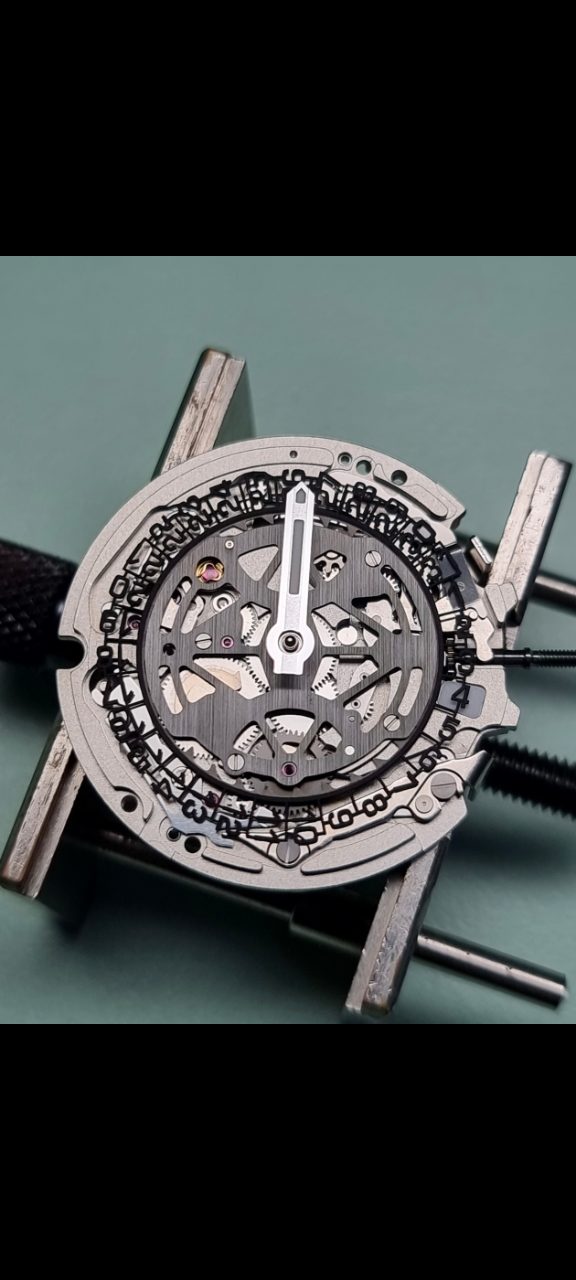 Tag Heuer Skeleton Chronograph servicing, 1 of 2