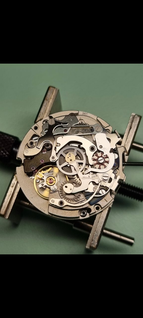 Tag Heuer Skeleton Chronograph servicing, 2 of 2