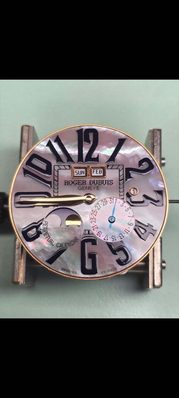 Roger Dubuis Perpetual Calendar servicing